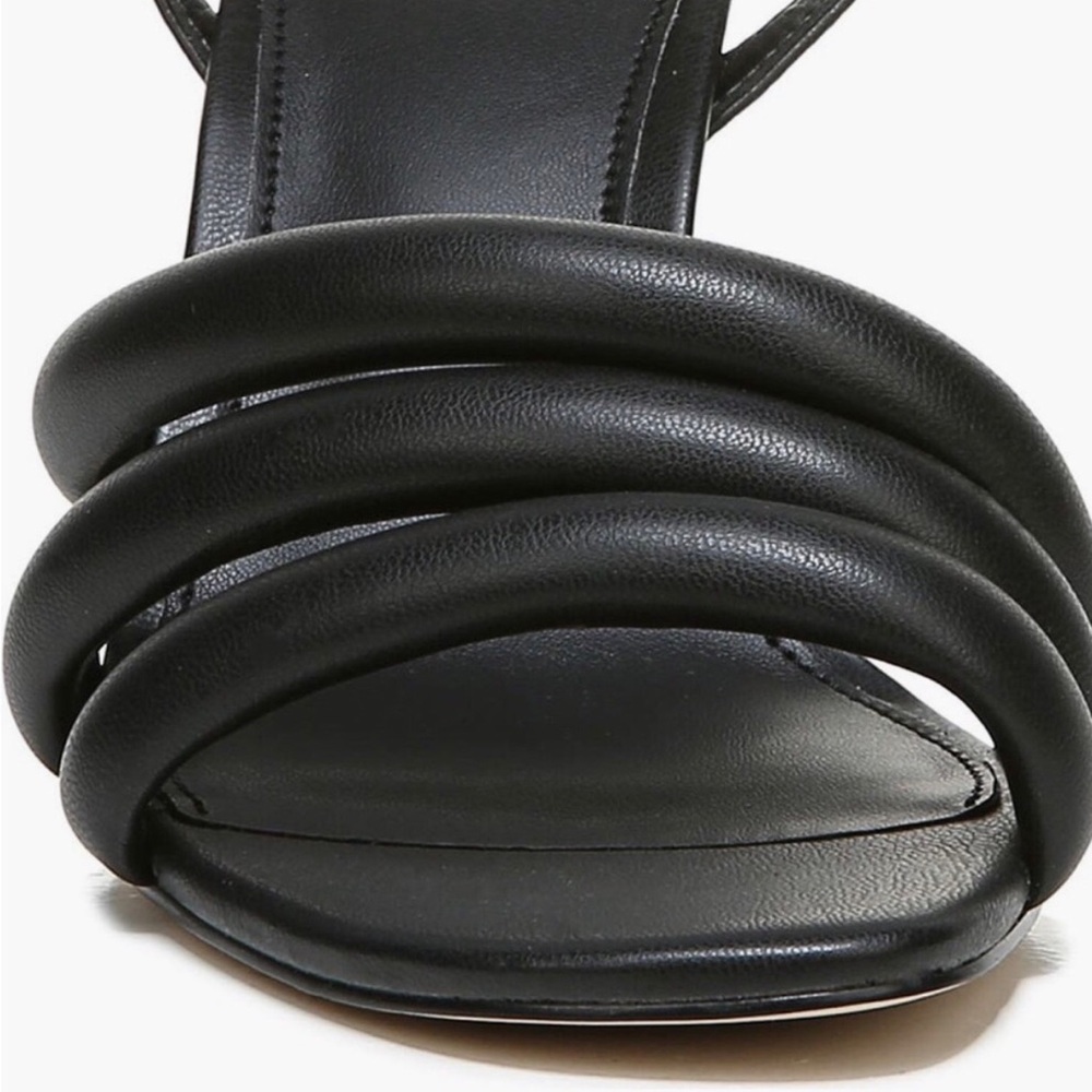 Sam Edelman Circus Sculptural Block Heel Sandals Size 11 Black - Picture 5 of 13